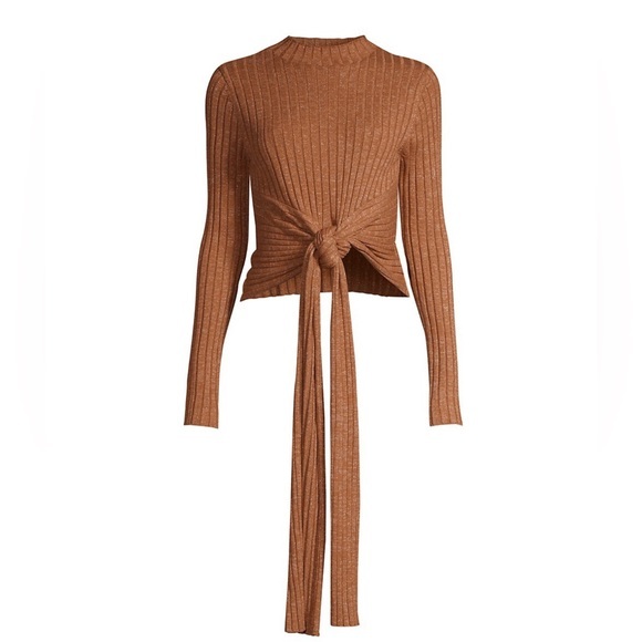 Significant Order Goldie Tie-Front Knit Sweater‎ - Picture 1 of 8